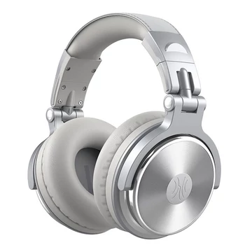 OneOdio Studio Pro 10 vezetékes stúdió minőségű DJ fejhallgató - Hi-Res Audio - Ezüst