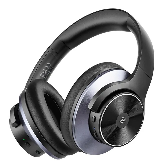 Kép 1/9 - OneOdio Focus A10 aktív zajszűrős vezeték nélküli fejhallgató - ANC - Hi-Res Audio - Ezüst