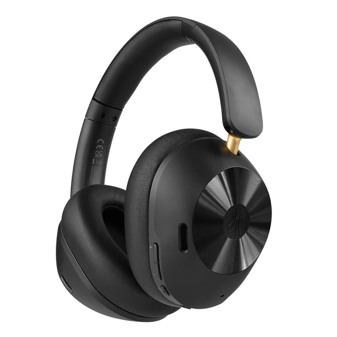 Kép 3/5 - OneOdio Focus A5 hibrid aktív zajszűrős fejhallgató - ANC - LDAC Hi-Res Audio - Fekete