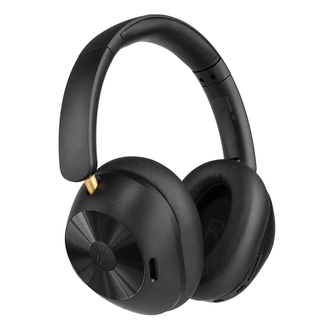 Kép 4/5 - OneOdio Focus A5 hibrid aktív zajszűrős fejhallgató - ANC - LDAC Hi-Res Audio - Fekete