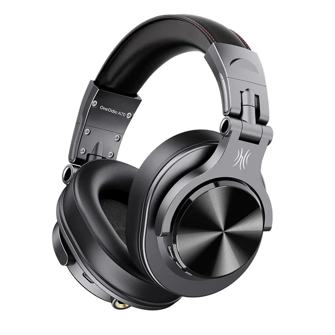 Kép 1/9 - OneOdio Fusion A70 vezeték nélküli fejhallgató, 72 órás zenelejátszással - Hi-Res Audio - Fekete