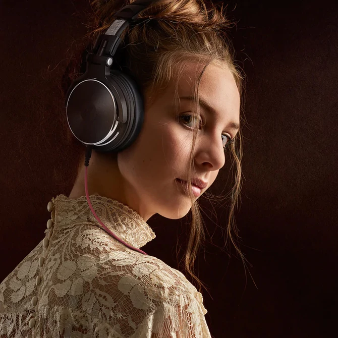 Kép 5/5 - OneOdio Studio Pro 50 vezetékes stúdió minőségű DJ fejhallgató - Hi-Res Audio - Fekete
